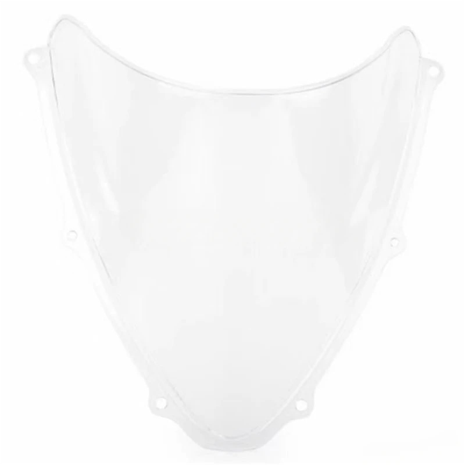 Motorrad Wind Luftabweiser Für Suzuki Für GSXR600 750 2006-2007 Motorrad Double Bubble Windschutzscheibe Deflektor Schutz Wind Bildschirm Windschild Spoiler(Clear) von IMMLSX