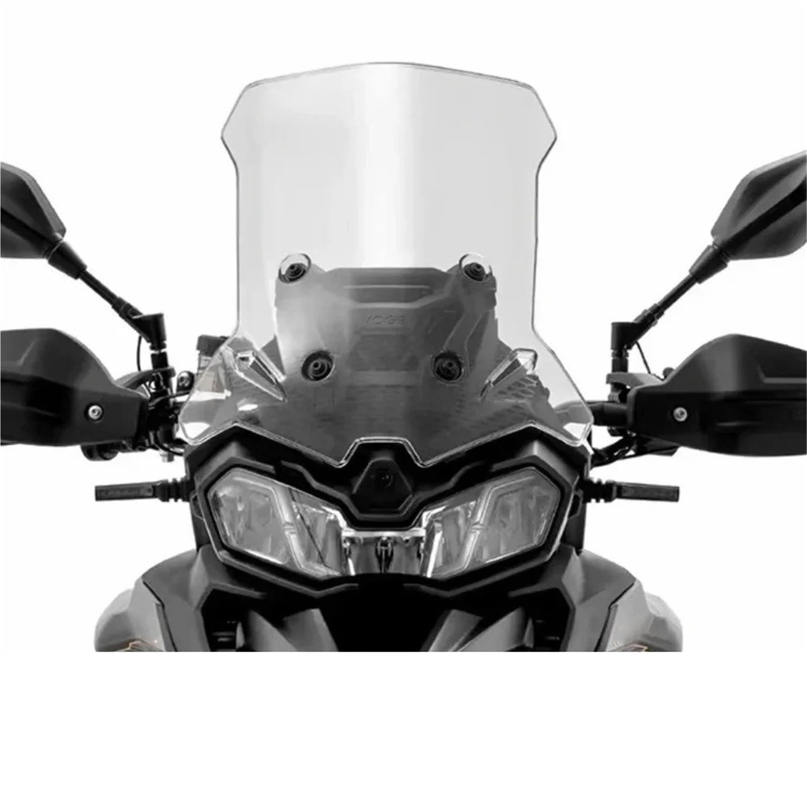 Motorrad Wind Luftabweiser Für Valico Für VOGE Für DS900X Für DSX900 Motorrad Erhöhung Windschutzscheibe Zubehör Windschild Spoiler(10CM) von IMMLSX