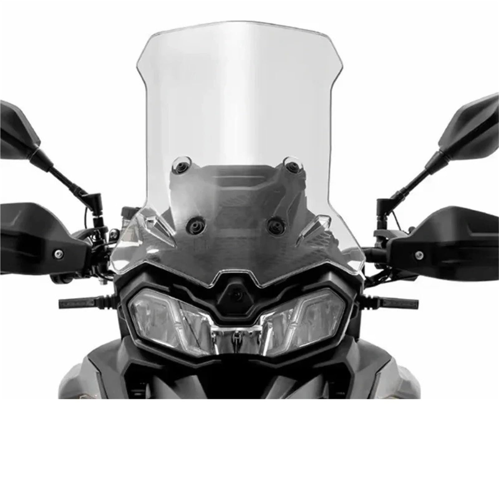 Motorrad Wind Luftabweiser Für Valico Für VOGE Für DS900X Für DSX900 Motorrad Erhöhung Windschutzscheibe Zubehör Windschild Spoiler(15CM) von IMMLSX