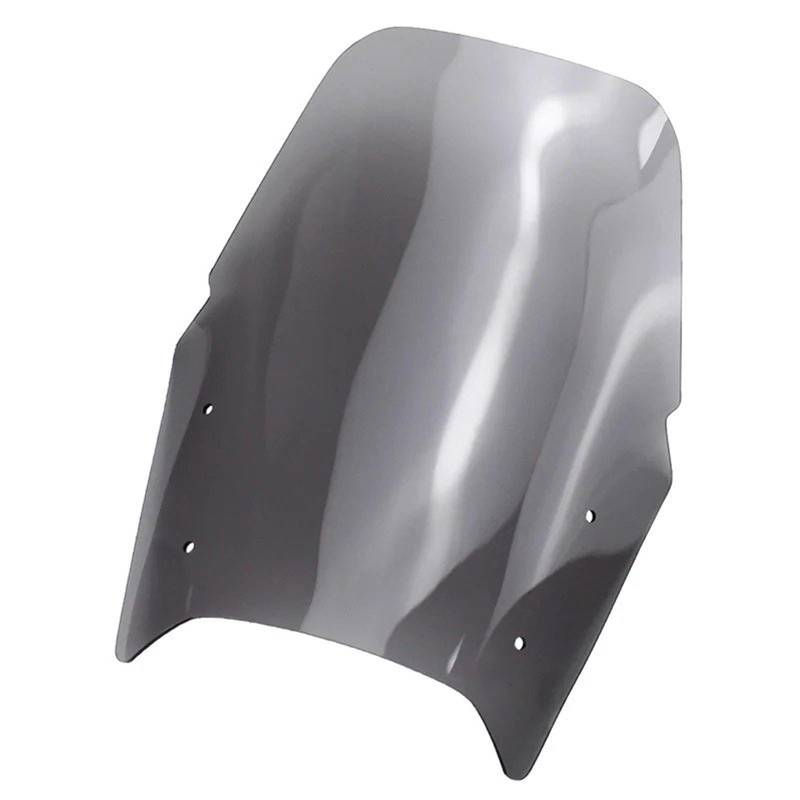 Motorrad Wind Luftabweiser Für XTZ Für TENERE 700 2019-2024 Motorrad Schutz Windschutzscheibe Windschutzscheibe Visier Windschild Spoiler(Smoke) von IMMLSX