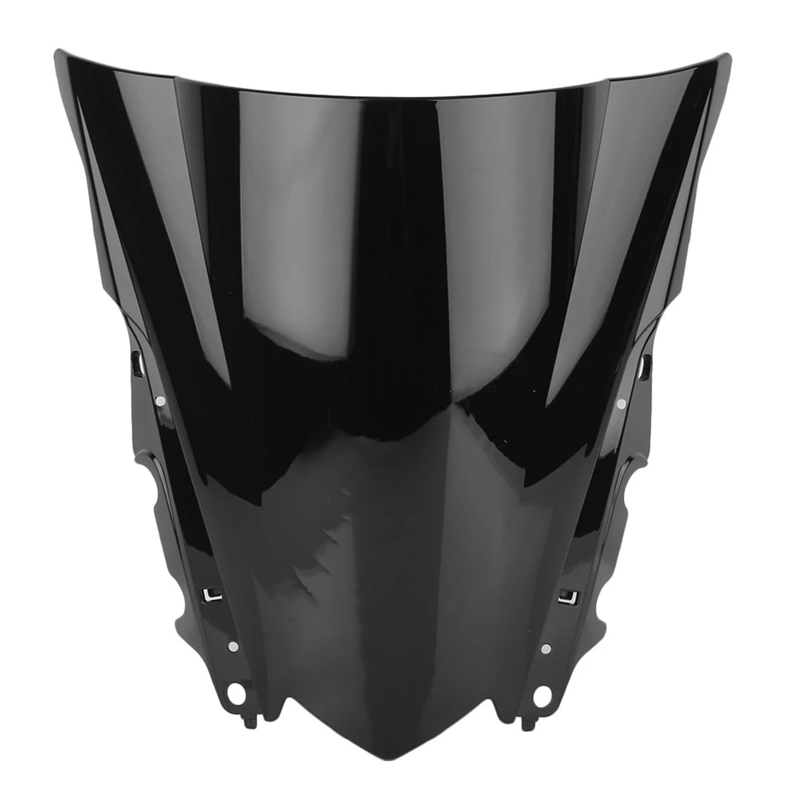 Motorrad Wind Luftabweiser Für YZF-R25 2014-2018 Für YZF-R3 2015 Motorrad Windschutzscheibe Windschutzscheibe Double Bubble Windschild Spoiler(Black) von IMMLSX