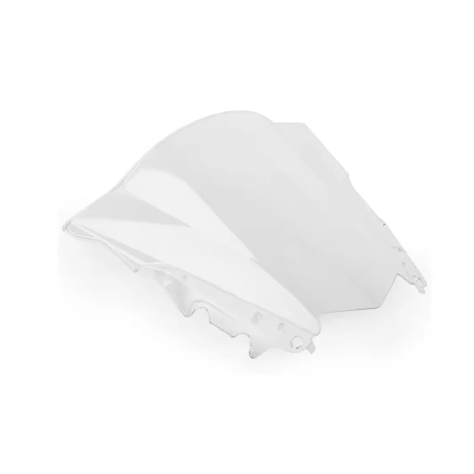 Motorrad Wind Luftabweiser Für YZF-R3 Für R25 2013-2018 Windschutzscheibe Double Bubble Windschutz Motorrad Zubehör Verkleidung Deflektor Windschild Spoiler(Transparent) von IMMLSX