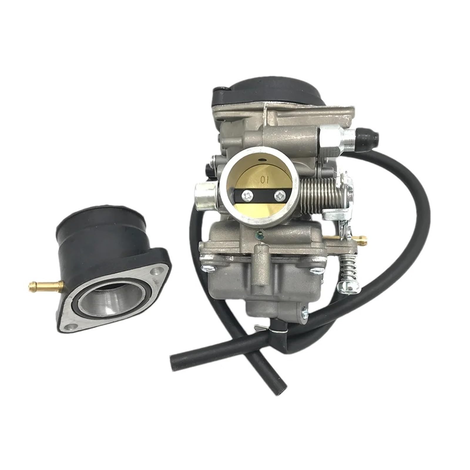 Roller Vergaser Für JIANSHE Für LONCIN Für BASHAN 250cc Für ATV Für Quad Für JS250 Für Roketa Für Trail Für JetMoto Für Tank 250cc W/Ansaugkrümmer Carb Motorrad Roller Vergaser von IMMLSX