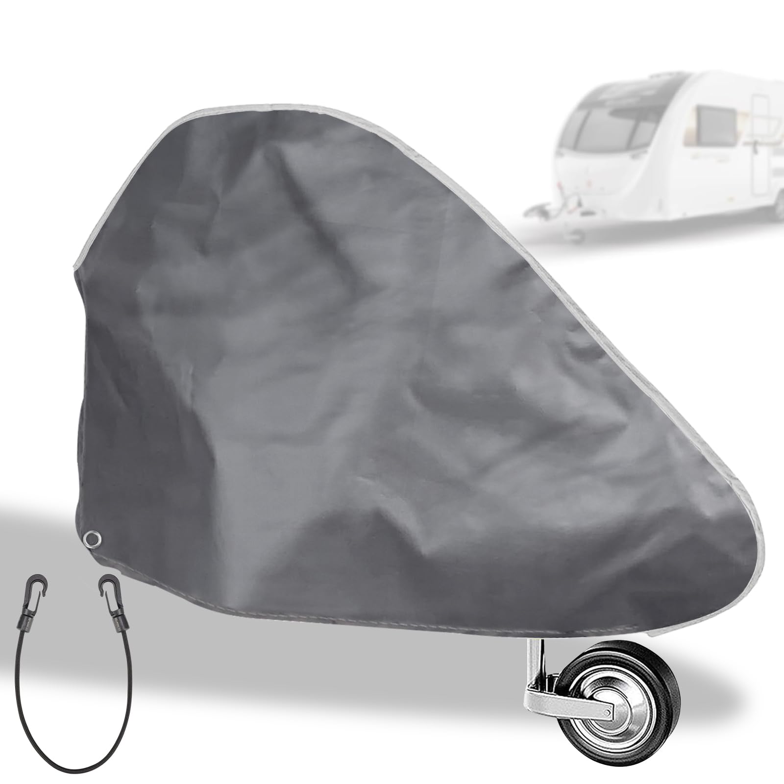 Deichselabdeckung Wohnwagen Groß 130x75cm XXXL Deichselhaube Anhänger mit Doppel Elastischer Haken Wasserdicht Anhängerkupplung Abdeckung für Wohnwagen PKW Deichselabdeckung Wohnwagen Groß 130x75cm XXXL Deichselhaube Anhänger mit Doppel Elastischer Haken Wasserdicht Anhängerkupplung Abdeckung für Wohnwagen PKW von IMPPTE
