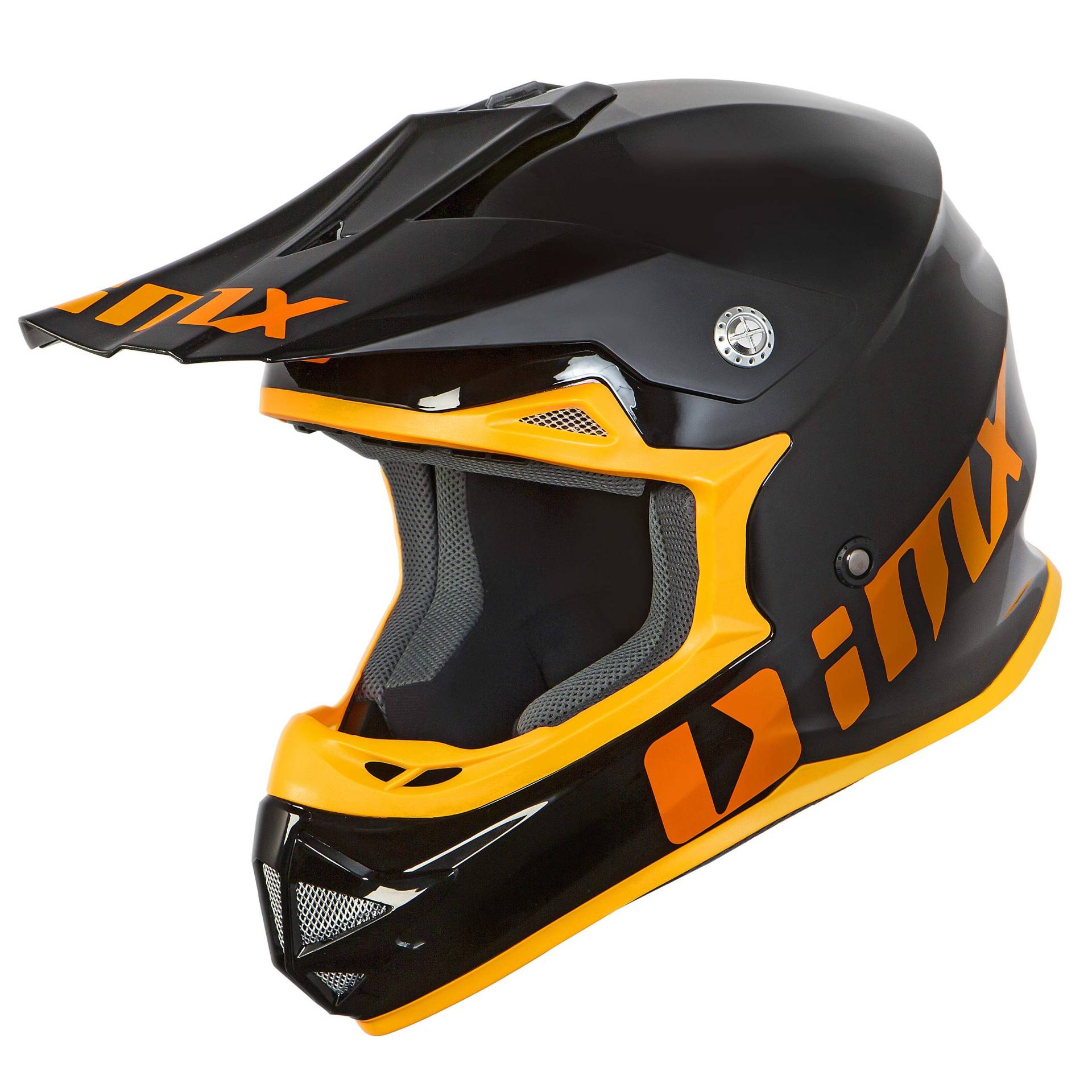 IMX RACING FMX-1 Motorradhelm für Motocross Enduro | Polycarbonatschale | Abnehmbare Wangenpolster und Helmfutter | Mikrometrischer Verschluss | Belüftung von IMX RACING