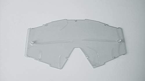 IMX RACING SAND Motorrad Schutzbrille Ersatz Linse | Klar | Anti-Beschlag | Anti-Kratz | Stifte für Abreißfolie von IMX RACING