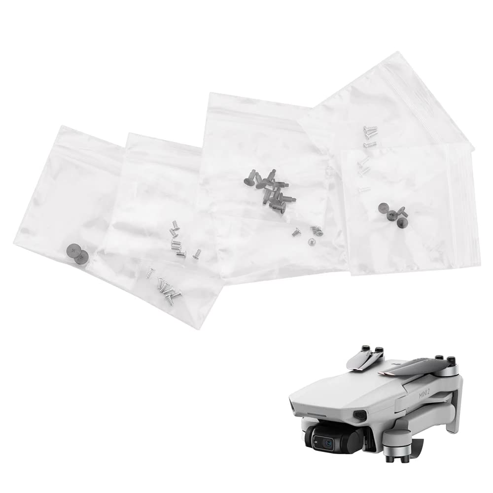 DJI Mini 2 Karosseriegehäuse, obere/untere Abdeckung, Montage-Reparaturteile für DJI Mini 2/Mini SE Drohne, Original-Ersatz (Schraubenset) (obere Schraube nicht im Lieferumfang enthalten) von IMYHOO