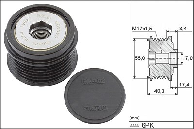 Schaeffler Ina Generatorfreilauf [Hersteller-Nr. 535033610] für Subaru von Schaeffler INA