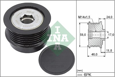 Schaeffler Ina Generatorfreilauf [Hersteller-Nr. 535035510] für Chrysler, Dodge von Schaeffler INA