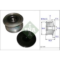 Generatorfreilauf INA 535 0109 10 Generatorfreilauf INA 535 0109 10 von INA