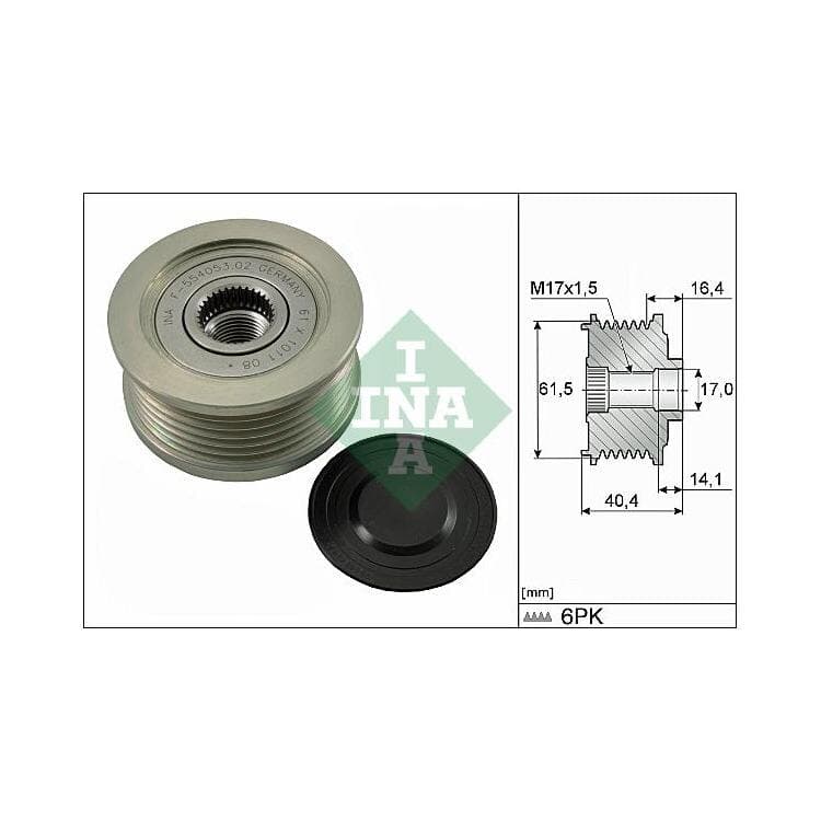 Ina Generatorfreilauf Alfa Romeo Fiat Lancia Opel Saab Suzuki Ina Generatorfreilauf Alfa Romeo Fiat Lancia Opel Saab Suzuki von INA