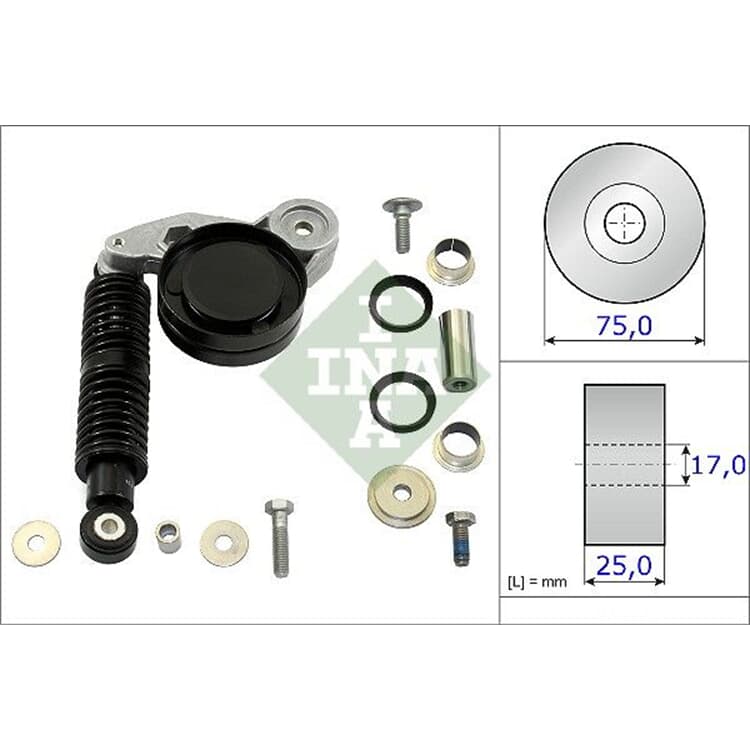 INA Spannarm f?r Keilrippenriemen Audi A4 A6 A8 Allroad Skoda Superb VW Passat INA Spannarm f?r Keilrippenriemen Audi A4 A6 A8 Allroad Skoda Superb VW Passat von INA
