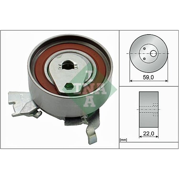 Ina Spannrolle f?r Zahnriemen Opel Astra Calibra Frontera Kadett Omega Vectra Ina Spannrolle f?r Zahnriemen Opel Astra Calibra Frontera Kadett Omega Vectra von INA