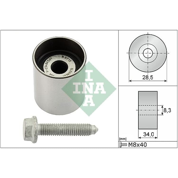 Ina Umlenkrolle f?r Zahnriemen Audi Ford Seat Skoda VW von INA