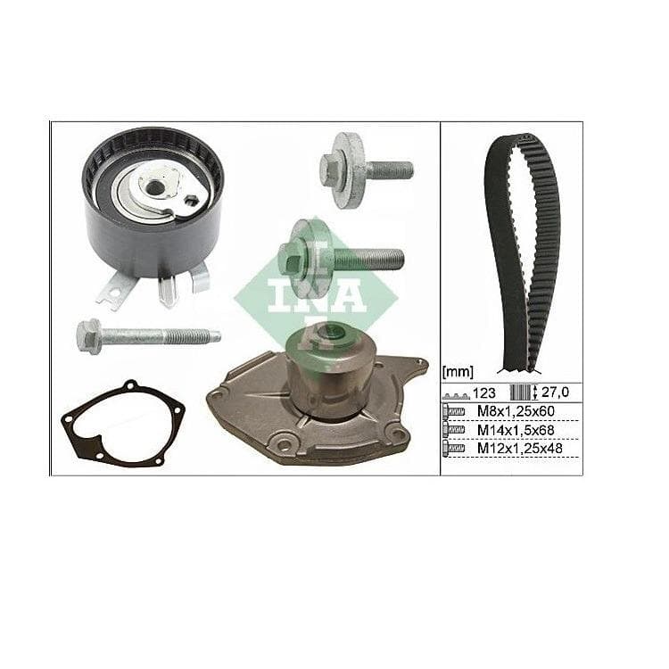 Ina Wasserpumpe + Zahnriemensatz Dacia Nissan Renault 1,5 dCi Ina Wasserpumpe + Zahnriemensatz Dacia Nissan Renault 1,5 dCi von INA