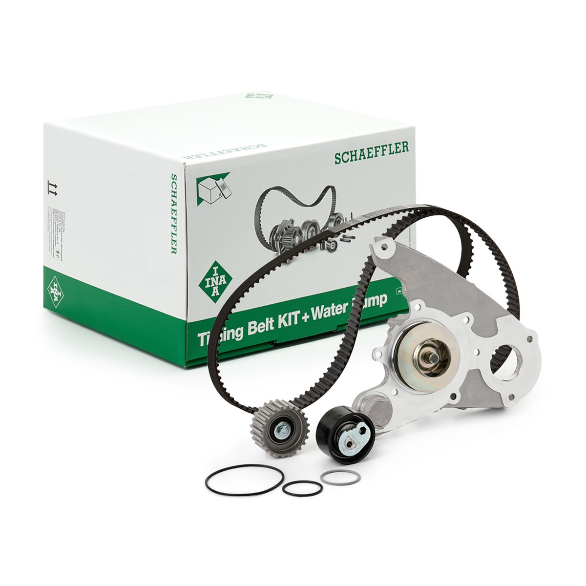 INA Wasserpumpe + Zahnriemensatz FIAT,IVECO 530 0232 30 500038739,500371975,500390458 Wasserpumpe + Zahnriemenkit 504010846,504033770,504076915 von INA