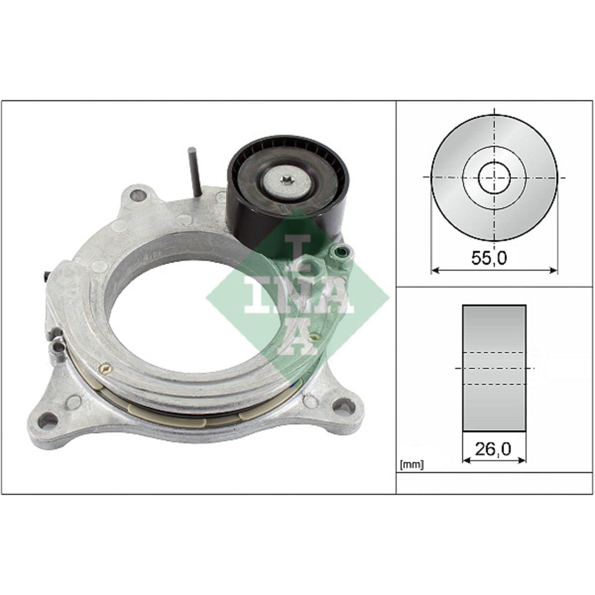 Ina 534 0692 10 - Spannarm, Keilrippenriemen Ina 534 0692 10 - Spannarm, Keilrippenriemen von INA