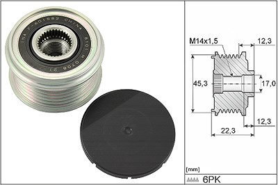 Schaeffler Ina Generatorfreilauf [Hersteller-Nr. 535029110] für Nissan, Renault von Schaeffler INA