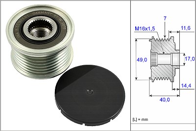 Schaeffler Ina Generatorfreilauf [Hersteller-Nr. 535025410] für BMW von Schaeffler INA