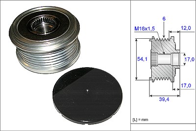 Ina Generatorfreilauf [Hersteller-Nr. 535009010] für Ford, Mazda von INA