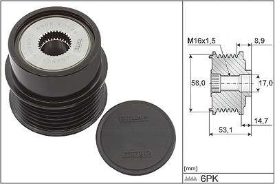 Schaeffler Ina Generatorfreilauf [Hersteller-Nr. 535032610] für Hyundai, Kia von Schaeffler INA