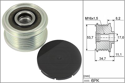 Schaeffler Ina Generatorfreilauf [Hersteller-Nr. 535032710] für Opel, Vauxhall von Schaeffler INA