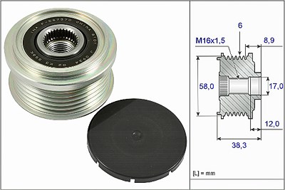 Schaeffler Ina Generatorfreilauf [Hersteller-Nr. 535026610] für Great Wall, Hyundai, Kia von Schaeffler INA