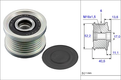Schaeffler Ina Generatorfreilauf [Hersteller-Nr. 535004410] für Nissan von Schaeffler INA