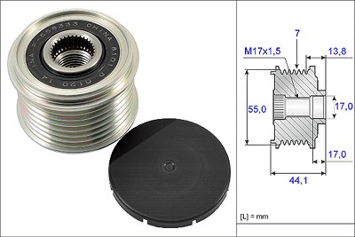 Schaeffler Ina Generatorfreilauf [Hersteller-Nr. 535016710] für Subaru von Schaeffler INA