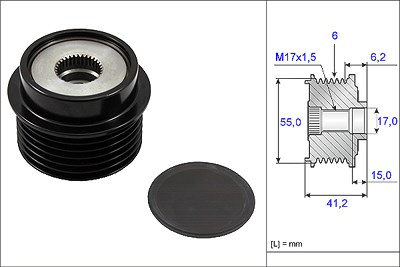 Schaeffler Ina Generatorfreilauf [Hersteller-Nr. 535023110] für Toyota von Schaeffler INA