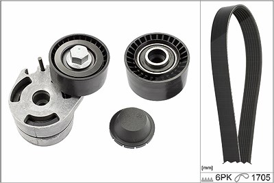 Schaeffler Ina Keilrippenriemensatz [Hersteller-Nr. 529001210] für Citroën, Ford, Mazda, Peugeot von Schaeffler INA