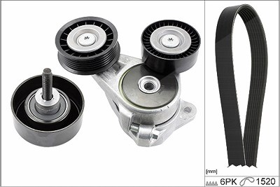 Schaeffler Ina Keilrippenriemensatz [Hersteller-Nr. 529037610] für Ford von Schaeffler INA