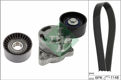 Schaeffler Ina Keilrippenriemensatz [Hersteller-Nr. 529040710] für Nissan, Opel, Renault, Vauxhall von Schaeffler INA