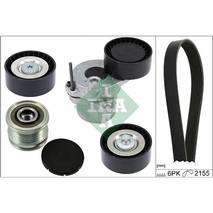 Ina Keilrippenriemensatz Mercedes C-Klasse Cls E-Klasse Glk-Klasse Slc Slk Ina Keilrippenriemensatz Mercedes C-Klasse Cls E-Klasse Glk-Klasse Slc Slk von INA