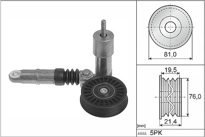 Ina Riemenspanner, Keilrippenriemen [Hersteller-Nr. 534001410] für Audi, Skoda, VW von INA