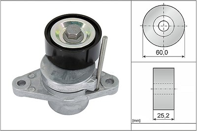 Schaeffler Ina Riemenspanner, Keilrippenriemen [Hersteller-Nr. 534047410] für Dacia, Lada, Nissan, Renault von Schaeffler INA