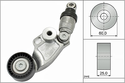 Schaeffler Ina Riemenspanner, Keilrippenriemen [Hersteller-Nr. 533012810] für Mazda von Schaeffler INA