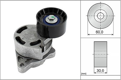 Schaeffler Ina Riemenspanner, Keilrippenriemen [Hersteller-Nr. 534018110] für Nissan, Opel, Renault, Vauxhall von Schaeffler INA