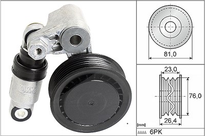 Ina Riemenspanner, Keilrippenriemen [Hersteller-Nr. 534001110] für VW von INA