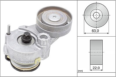 Schaeffler Ina Spannarm, Keilrippenriemen [Hersteller-Nr. 534014710] für Alfa Romeo, Chevrolet, Fiat, Opel, Saab, Vauxhall von Schaeffler INA