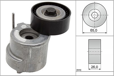 Ina Spannarm, Keilrippenriemen [Hersteller-Nr. 534040410] für Alfa Romeo, Cadillac, Fiat, Lancia, Opel, Saab, Suzuki von INA