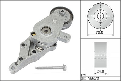 Ina Spannarm, Keilrippenriemen [Hersteller-Nr. 534014030] für Audi, Seat, Skoda, VW von INA