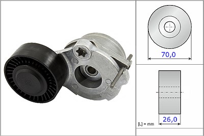 Schaeffler Ina Spannarm, Keilrippenriemen [Hersteller-Nr. 534047010] für Audi, Porsche, VW von Schaeffler INA
