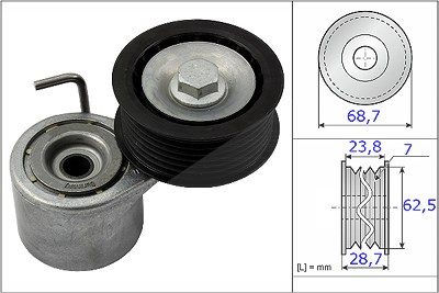 Schaeffler Ina Spannarm, Keilrippenriemen [Hersteller-Nr. 534048710] für Audi, Porsche, VW von Schaeffler INA