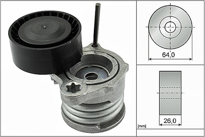 Ina Spannarm, Keilrippenriemen [Hersteller-Nr. 534033110] für Alpina, BMW von INA