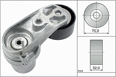 Schaeffler Ina Spannarm, Keilrippenriemen [Hersteller-Nr. 534043310] für Alpina, BMW von Schaeffler INA