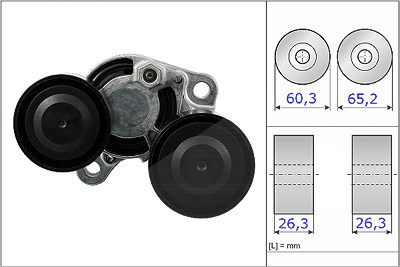 Ina Spannarm, Keilrippenriemen [Hersteller-Nr. 534048210] für BMW von INA