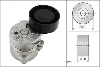 Ina Spannarm, Keilrippenriemen [Hersteller-Nr. 534010410] für BMW von INA