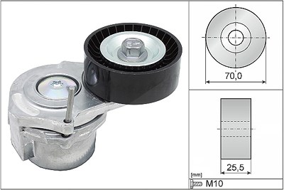 Schaeffler Ina Spannarm, Keilrippenriemen [Hersteller-Nr. 534043810] für Chevrolet, Opel, Vauxhall von Schaeffler INA