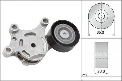 Ina Spannarm, Keilrippenriemen [Hersteller-Nr. 534007520] für Citroën, Ford, Mazda, Mini, Mitsubishi, Peugeot, Suzuki, Volvo von INA